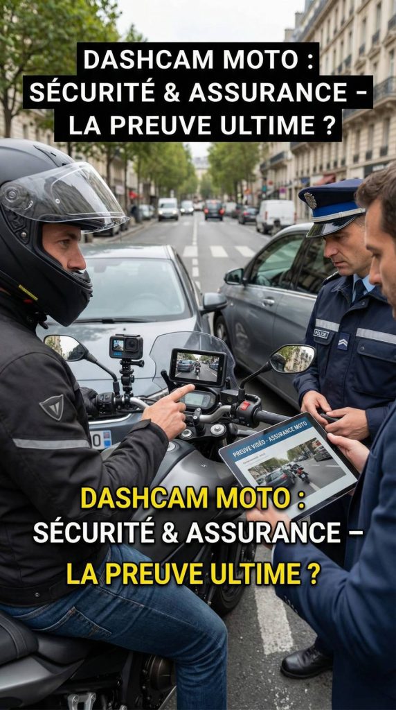 Dashcam moto est-ce vraiment utile pour votre sécurité et votre assurance