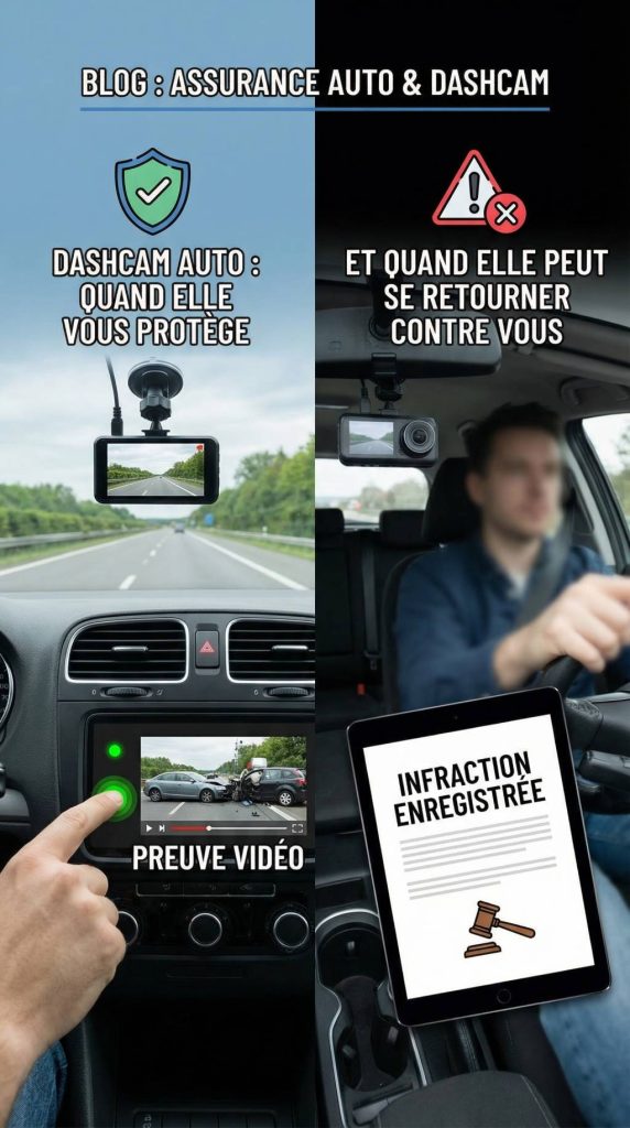 Dashcam auto assurance dans quels cas elle vous protège vraiment et quand elle peut se retourner contre vous