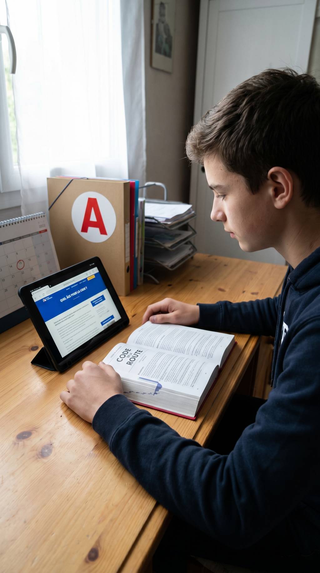 À quelle âge peut-on passer le code ?