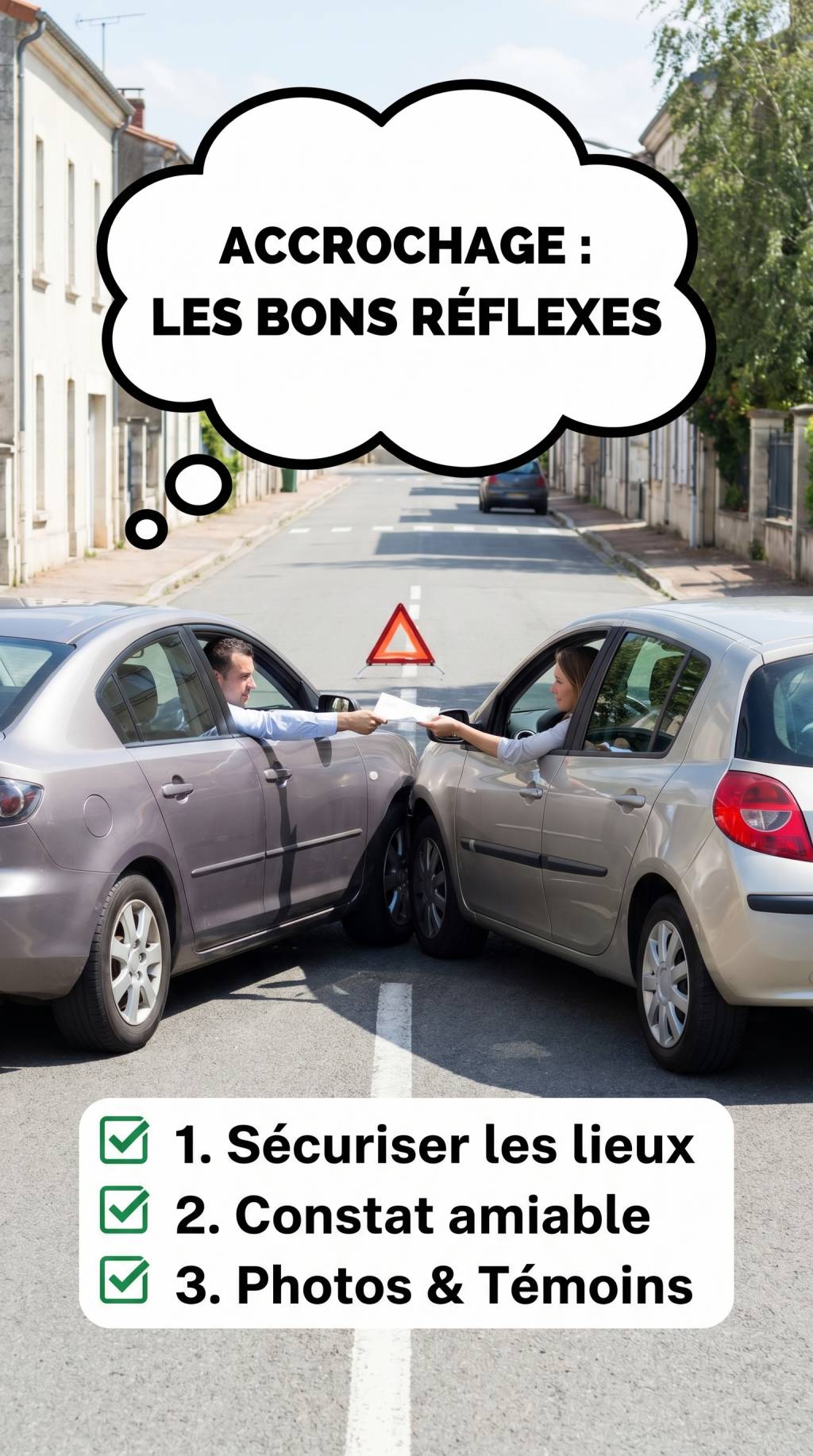 Accrochage en voiture : que faire après un petit choc ?